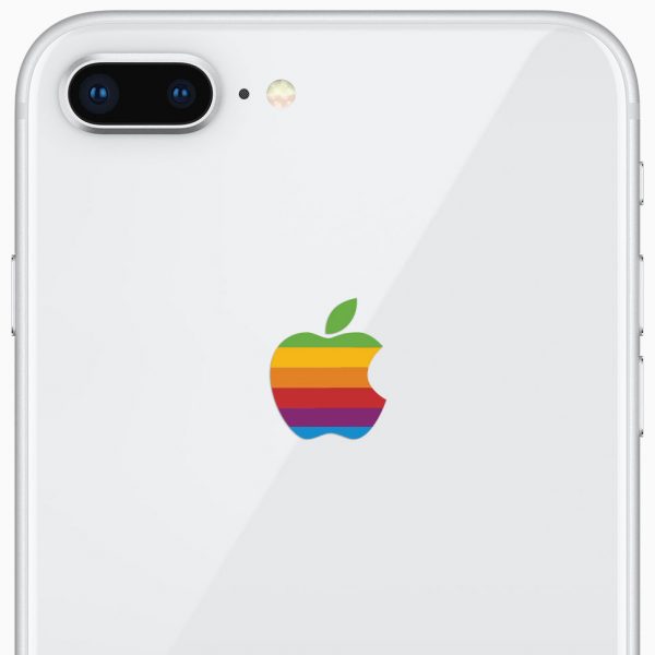 iPhone 8 Plus Retro Apple Logo